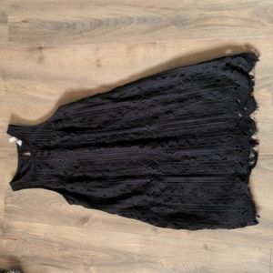 Black Doily Dress